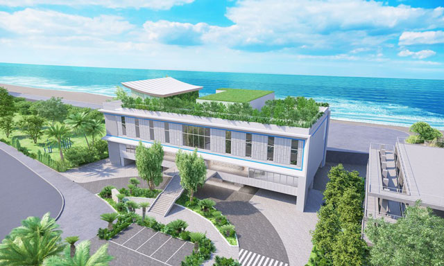 大浜公園に多目的複合施設 官民連携でにぎわいと防災機能