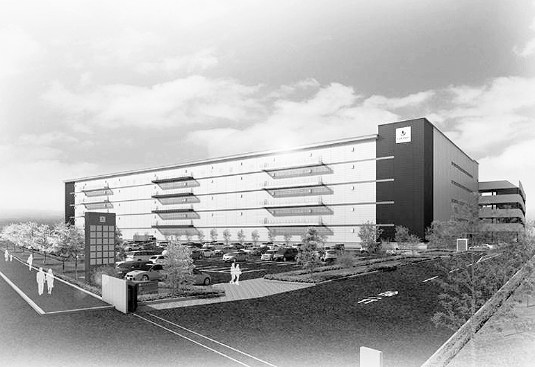 8月に竣工予定の「ロジポート相模原」完成予想