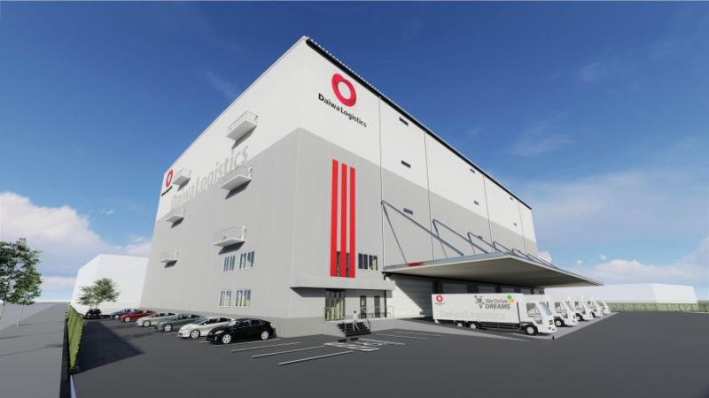 仙台扇町物流Cの完成予想図