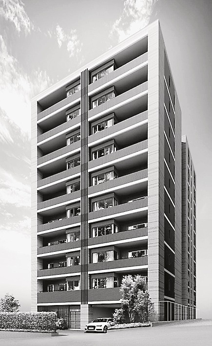 計画中のマンション「バウス本郷三丁目」完成予想図