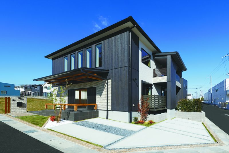 京都府京田辺市のモデルハウス外観