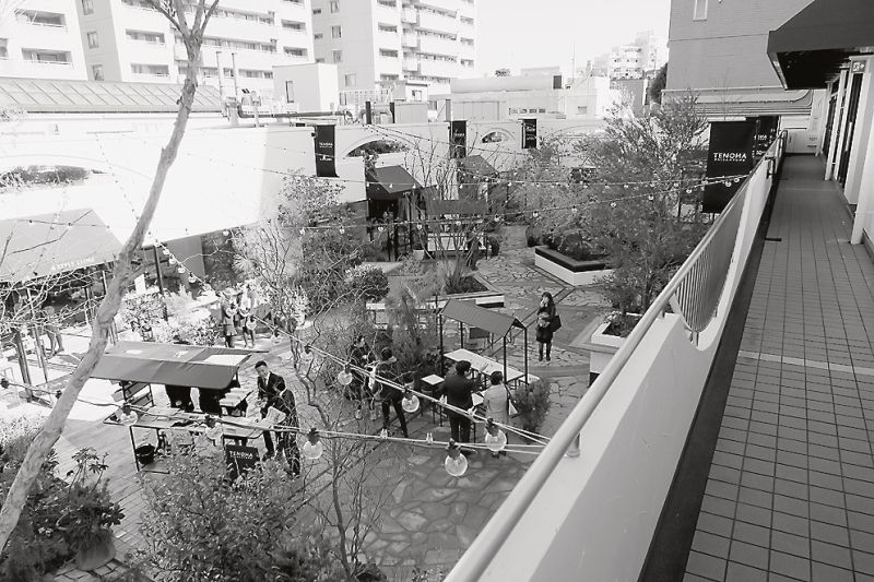 緑の多い交流の場・中庭