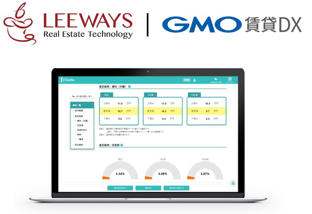 リーウェイズ・GMOReTech サービス連携開始 不動産評価をアプリで提示