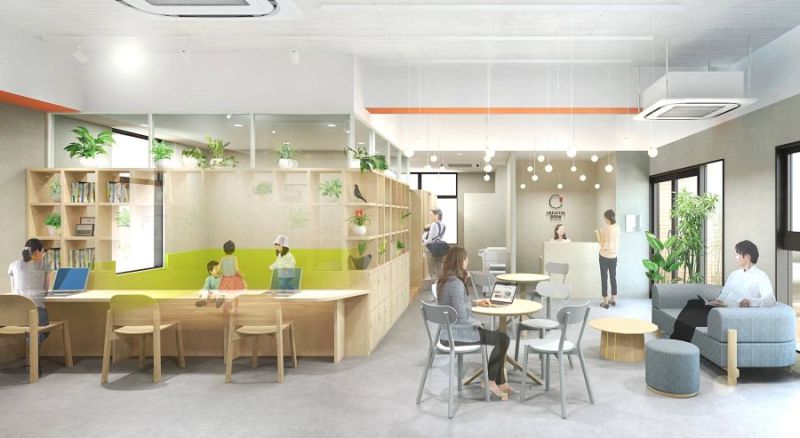 スタイルクリエイトの託児ルーム付きオフィス(イメージ)