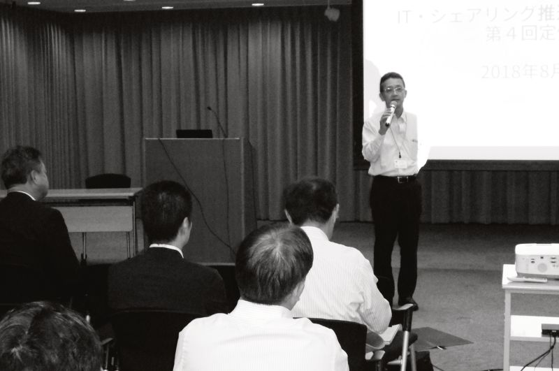 榎和志会長が冒頭であいさつした