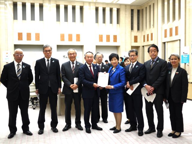 全日東京 小池都知事に25年度予算要望 空き家化を防ぐ対応など求める