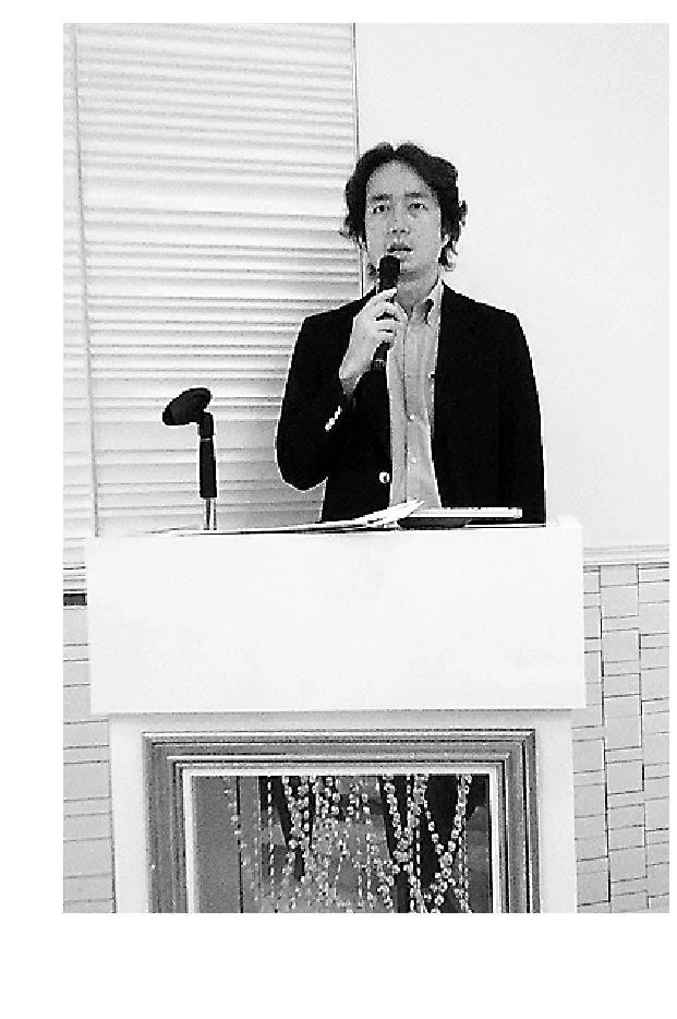 第17回「不動産女性塾」で、冒頭挨拶した北澤艶子塾長(左)と、自社のITプラットホームやAIソリューション事業などをテーマに講演した西山和良ソニー不動産社長