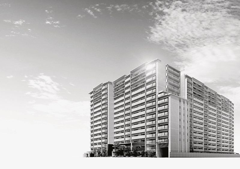 「(仮称)京都桂川プロジェクト」の完成予想図