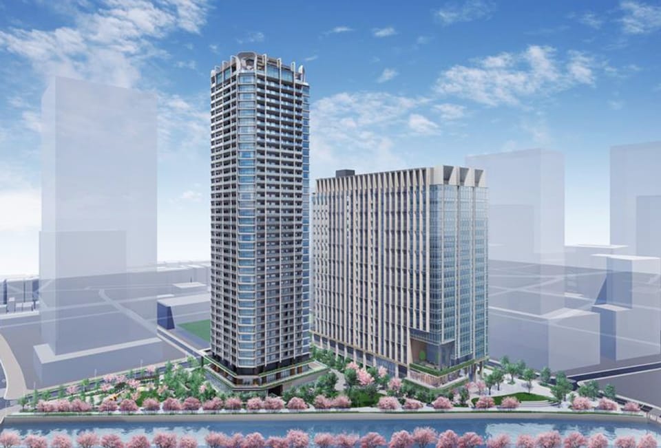 東急不 東五反田の再開発 街区、住宅棟の名称決定