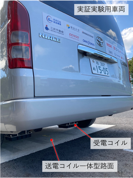 東大、三井不、柏市など産官学連携、柏の葉で電気自動車への走行中給電公道実験