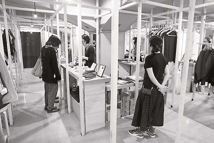 出店に合わせ、区画を自由に活用