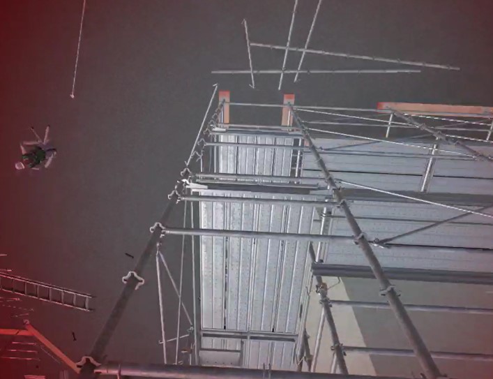 杉孝・積木製作 メタバースで体感 建設足場