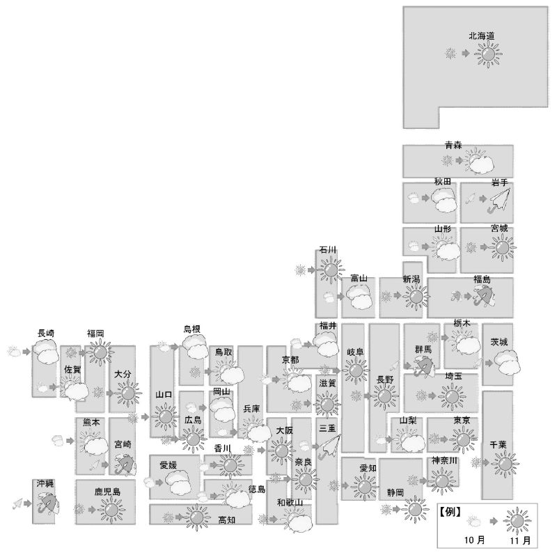 東京カンテイ中古マンション価格天気図 11月 全国的に一服感 「晴れ」が22地域に減少