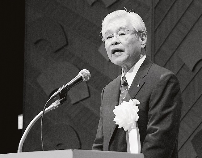 理事長再任が決まった原嶋和利氏