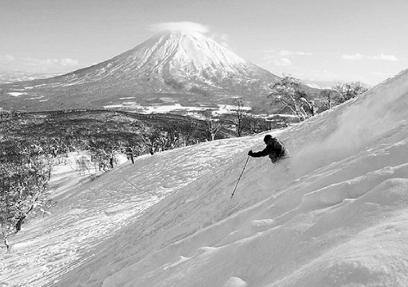 ニセコから見える羊蹄山は、蝦夷富士とも言われ美しい