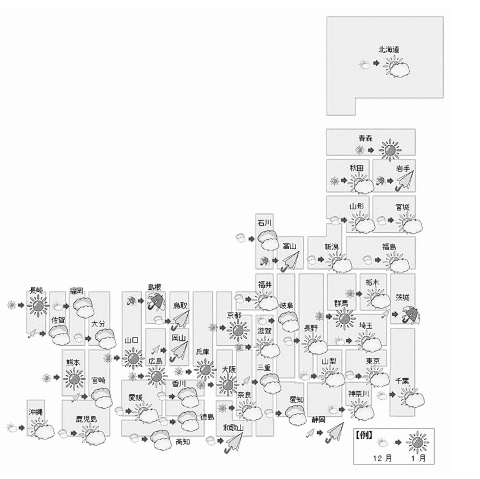 1月天気図
