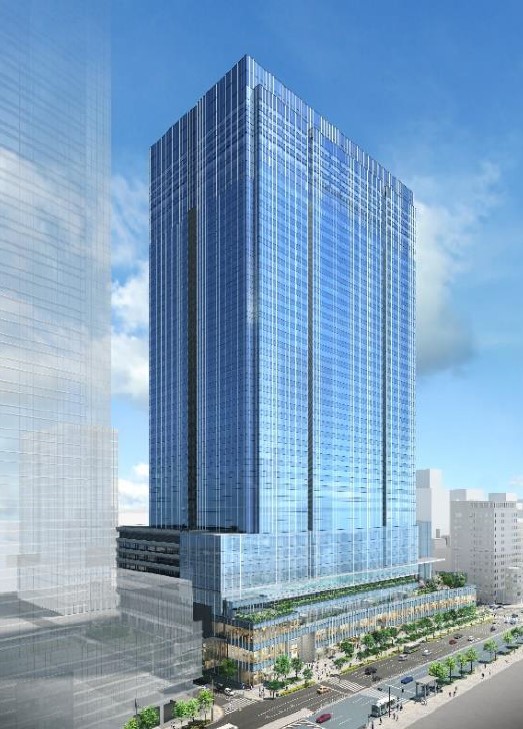 住友不など6社がビル着工 東京駅前に43階建て