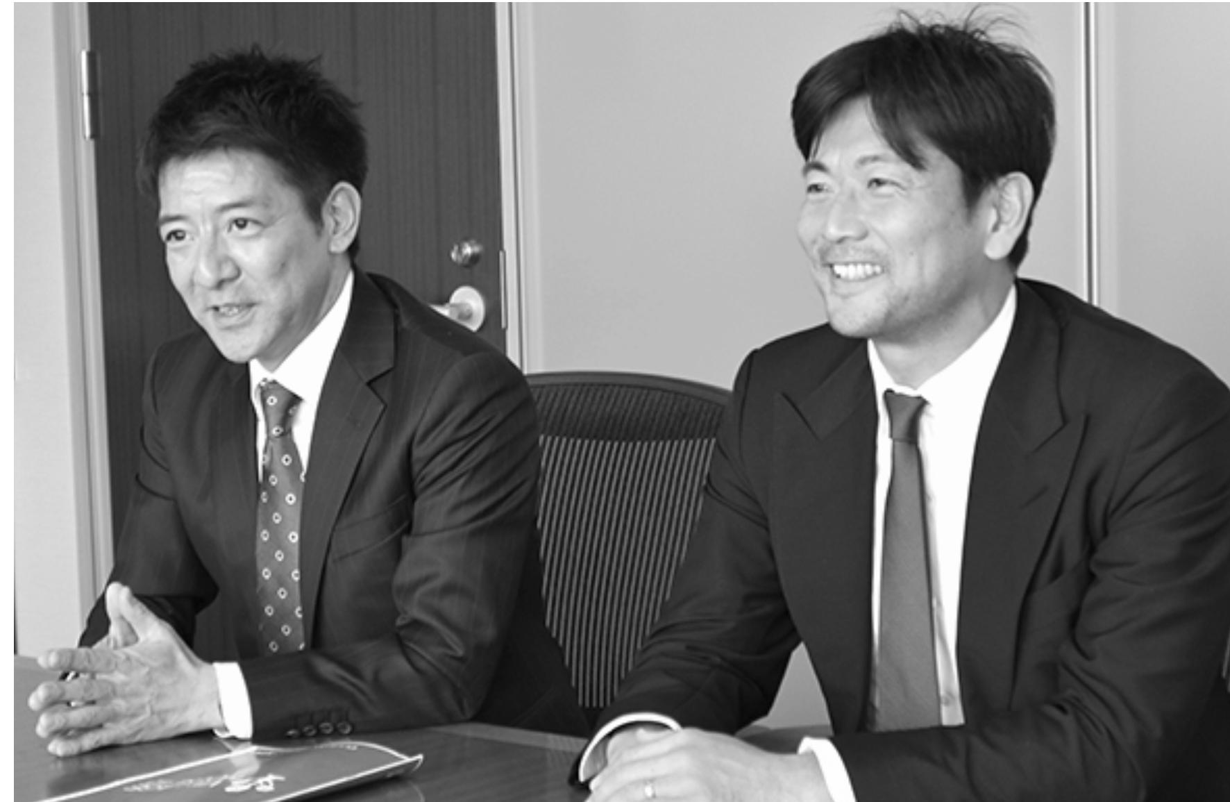 情熱的にビジョンを語る２人