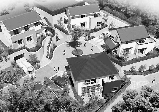 見学体験施設となっている街区全体の鳥瞰イメージ