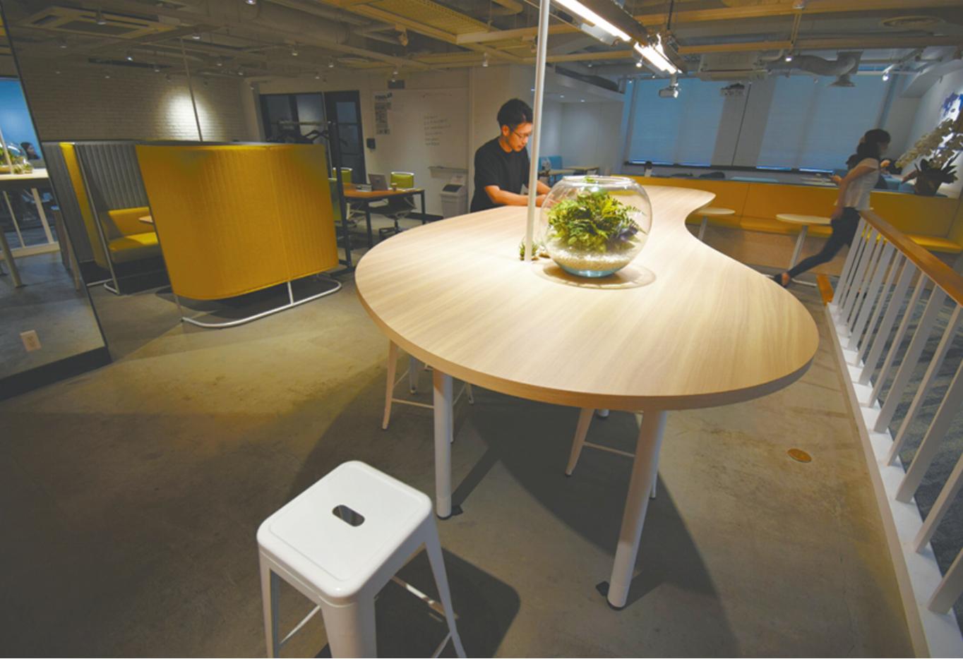 「フィノラボ」の４階はシェアオフィス