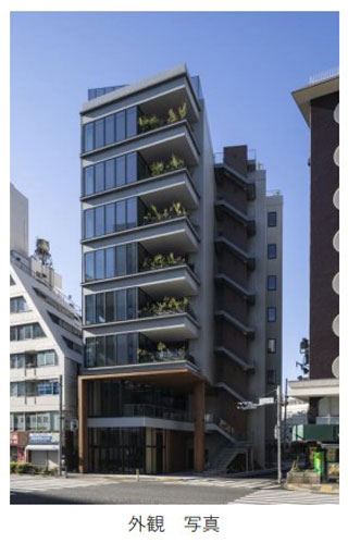 中央日本土地建物 北参道のシンボルに