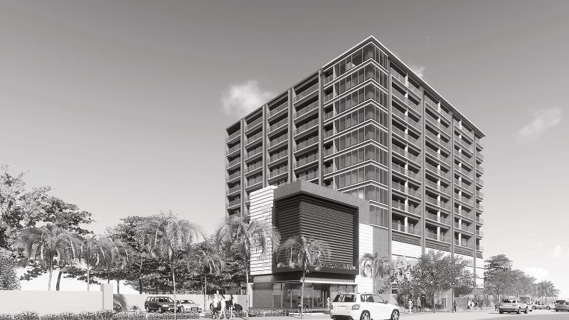 日本的な間取りや設備を計画(完成予想外観)