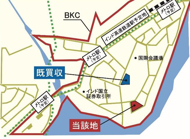 ムンバイの現地図