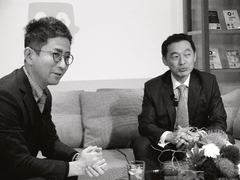 「顧客と感動を共有すること」と市川社長(右)