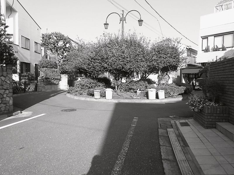 交通事故の心配が少ないクルドサック道路。ロータリー部分も活用できる