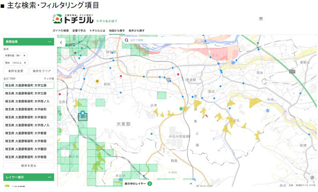 土地・住環境検索サイトで地図検索機能追加 齋賀設計工務×m―Lab