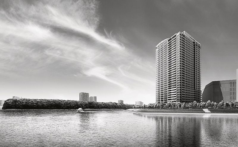 31階建て「BAYZ」の完成予想図