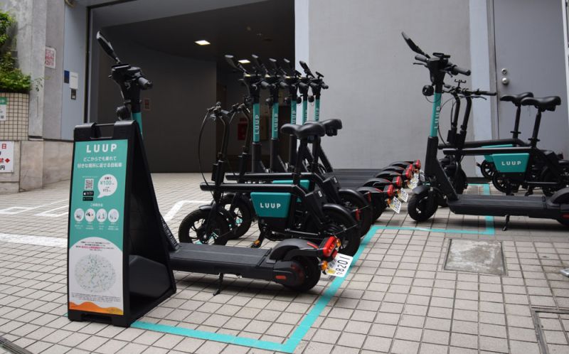 渋谷の「LUUP」設置場