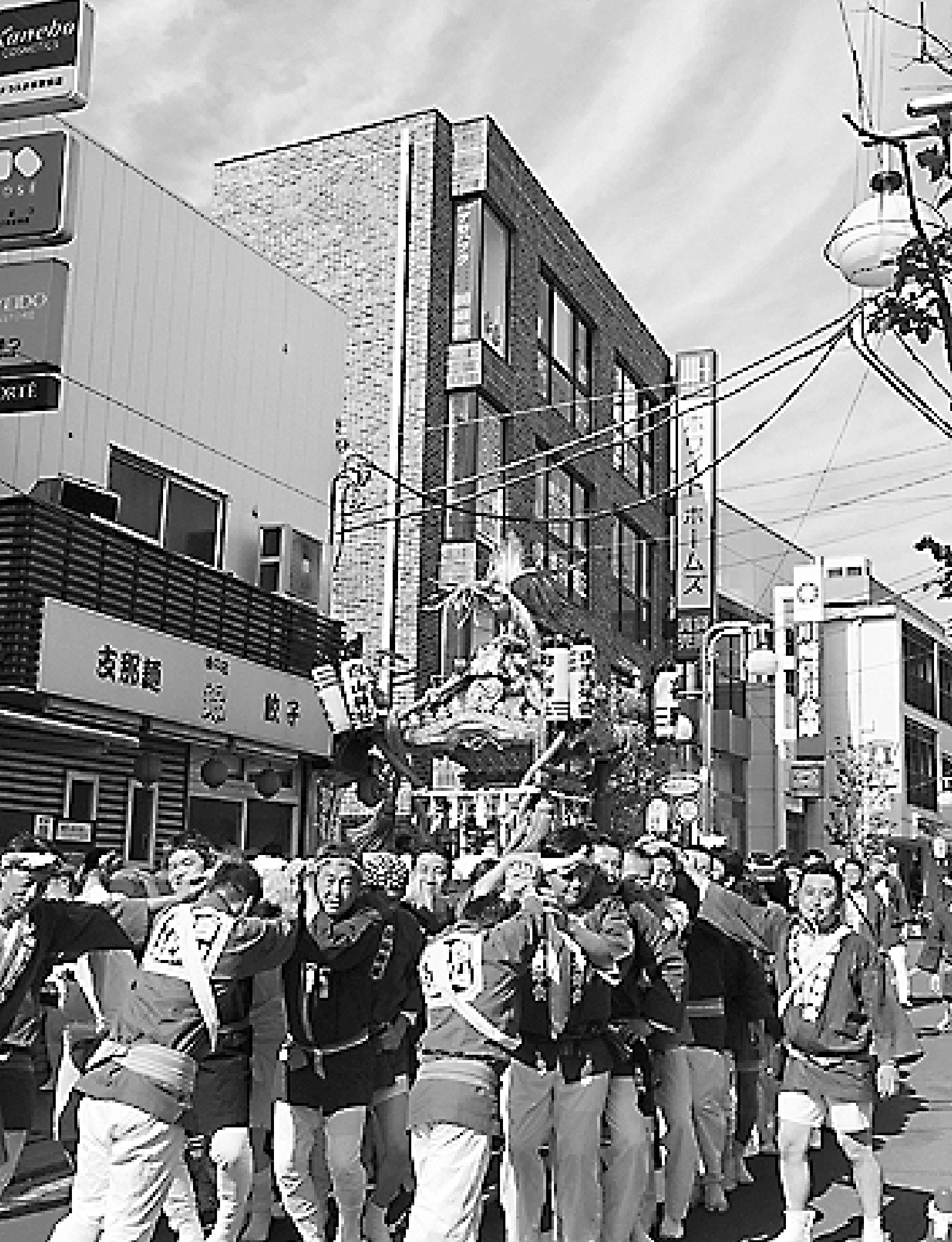 商店街の地域行事では実行委員として参加する
