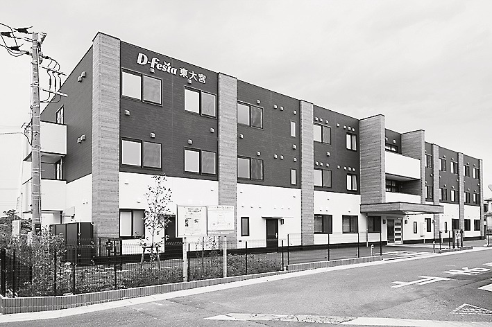巡回訪問介護事業所も併設した「ディーフェスタ東大宮」