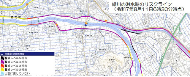 水害対策のデータ提供で洪水危険度情報を追加 国交省