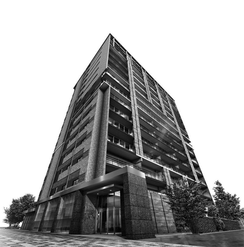 「レーベン山形旅篭町CROSS THE TOWER」外観イメージ