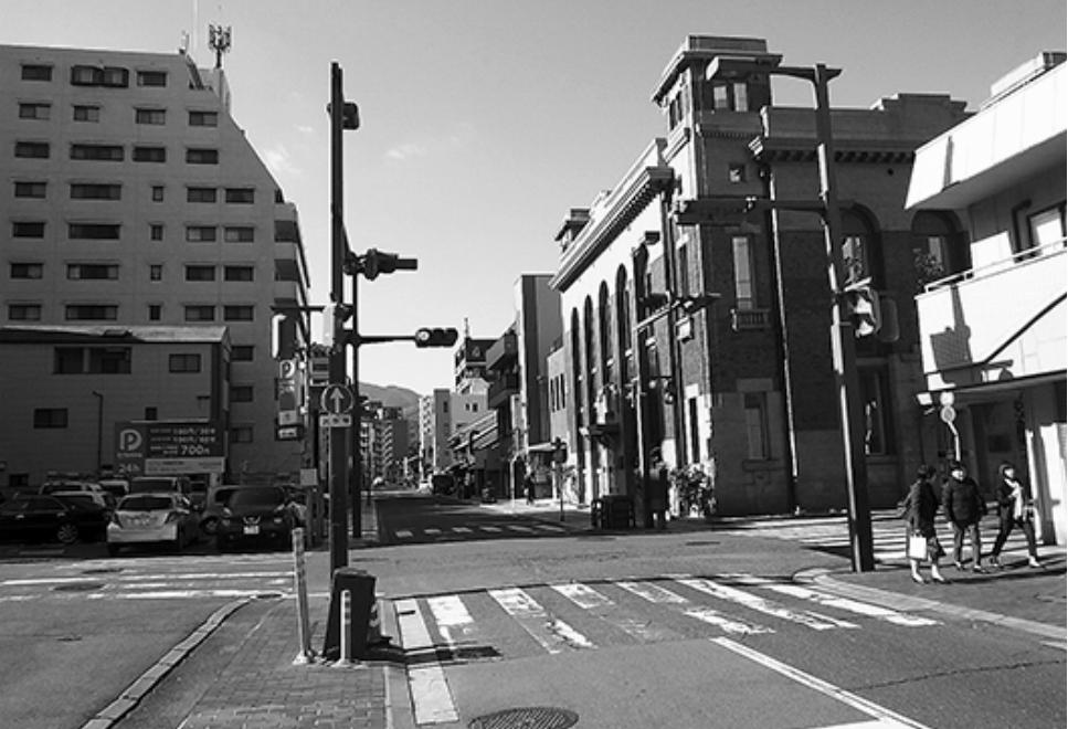 物流拠点として発展した古町の今の町並み