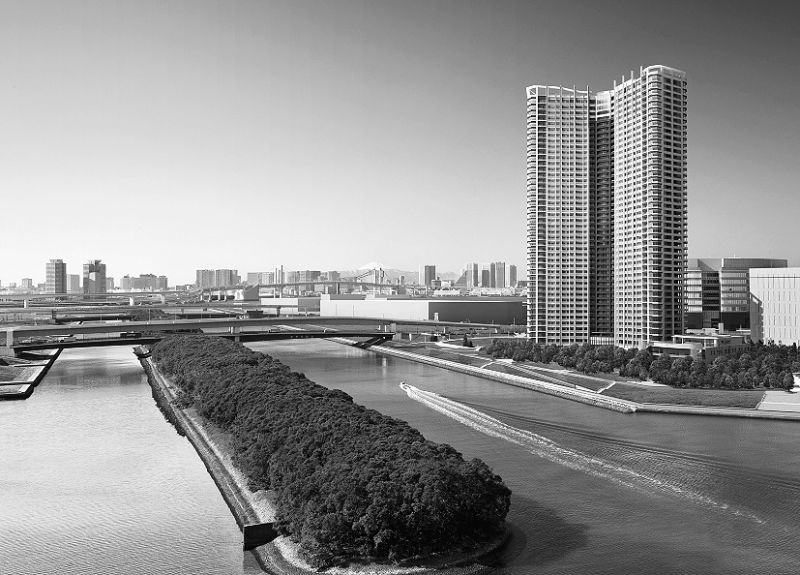 完成予想図。周辺には商業施設や公共施設も整備される予定