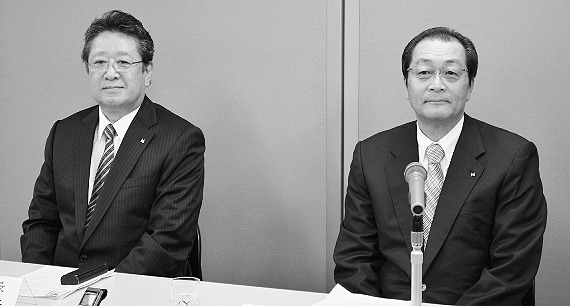 「新体制で新しい長谷工グループを目指す」と語る大栗氏(左)と辻氏