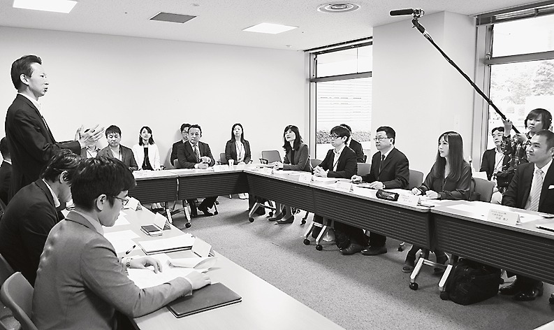民泊準備会合の様子