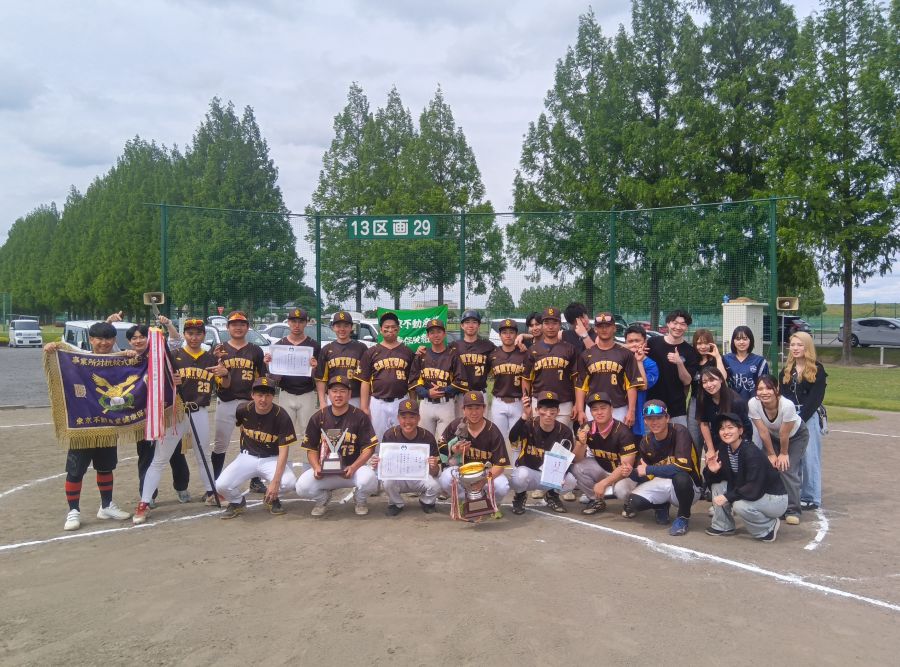 対抗野球大会ココカラが優勝 東京不動産業健保
