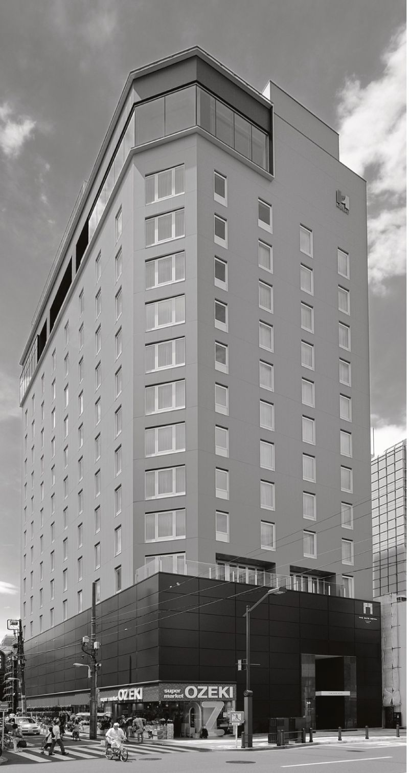 ヒューリックが既存オフィスビルを建て替えた「ザ・ゲートホテル雷門」