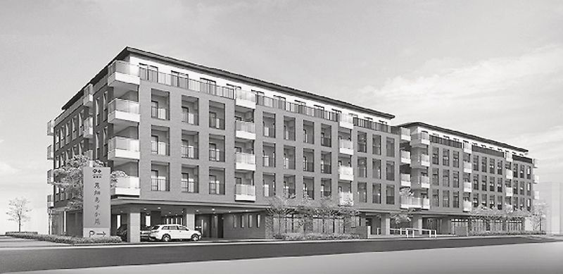 木造建築技術先導事業に採択された5階建てツーバイフォーの大規模施設