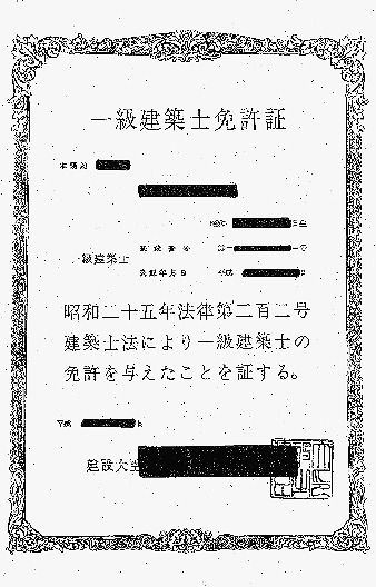 偽造されたコピーの免許証。氏名と生年月日などを改ざんしていた