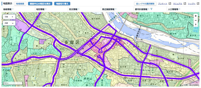 都市計画道路データ追加 取引、成約価格等も更新 不動産情報ライブラリ
