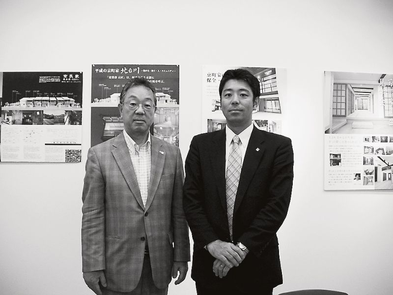 吉田会長(左)と吉田社長