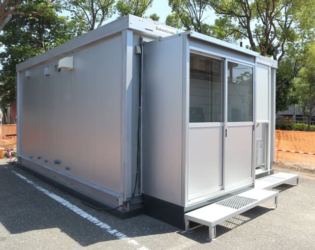 プレ協 試作棟が完成、完成状態で輸送 設置完了型の応急仮設住宅を開発 災害発生初期段階での活用を想定