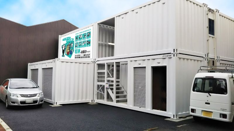 ユニットコンテナを採用した「スペースプラス東大阪大蓮南」