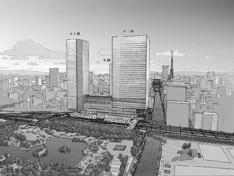 計画概要=区域面積(敷地面積)A街区約2・3ヘクタール(約2・1万m2)、B街区約0・9ヘクタール(約7640m2)。共に14年度に着工し、24年度に全街区の完成を計画している。