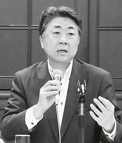 「責任明確に」と話す阿部社長